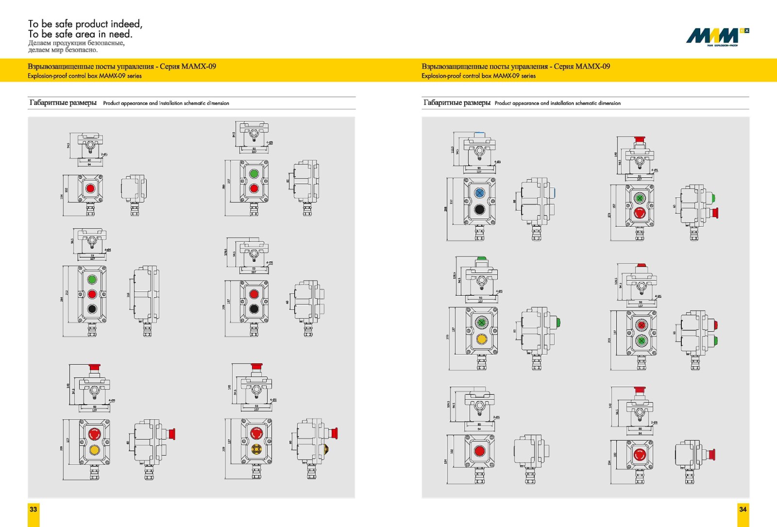 Explosion-proof control box MAMX-09 series